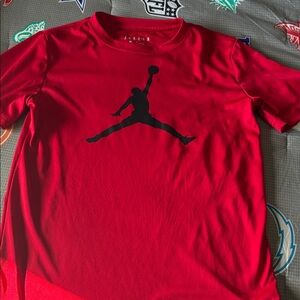 Jordan Red DriFit Jumpman Short Sleeve Tee